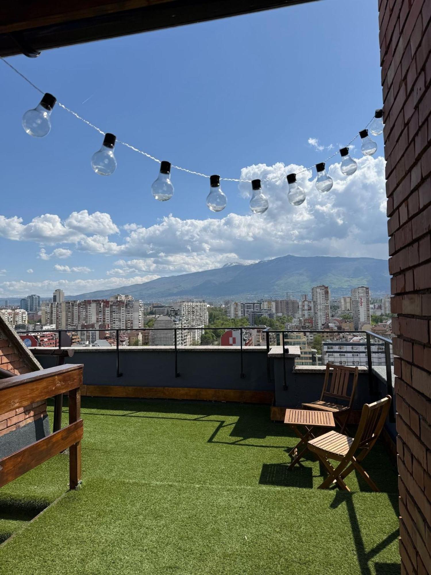 Rooftop City Loft Sofia Eksteriør bilde